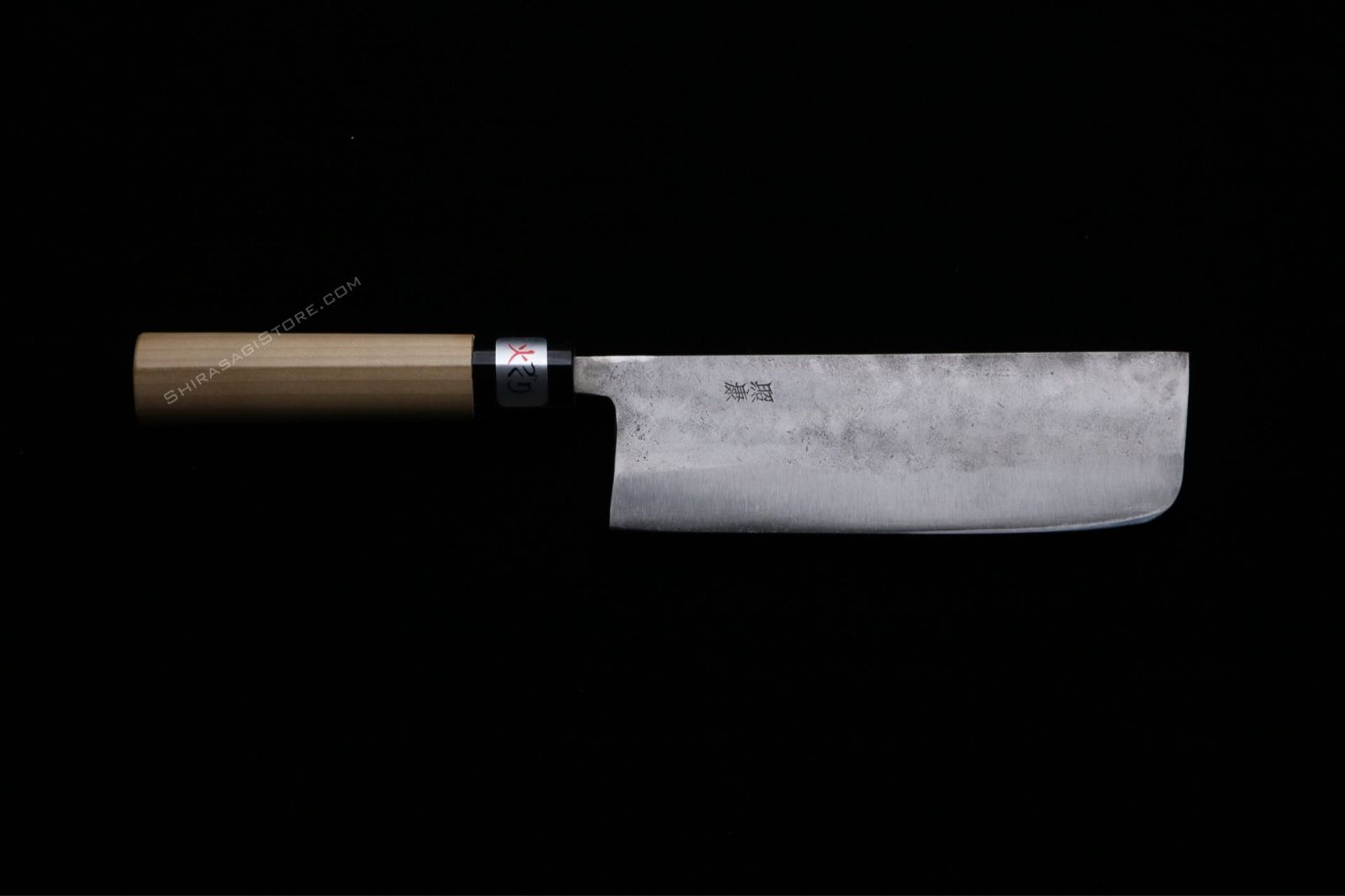 藤原照康作 菜切り包丁 和式 なしじ 165mm