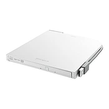 タブレット 【】【非常に良い】BUFFALO USB2.0 ポータブルDVDドライブ フラットデザイン ウルトラスリムタイプ ホワイト DVSM-PT58U2V-WH