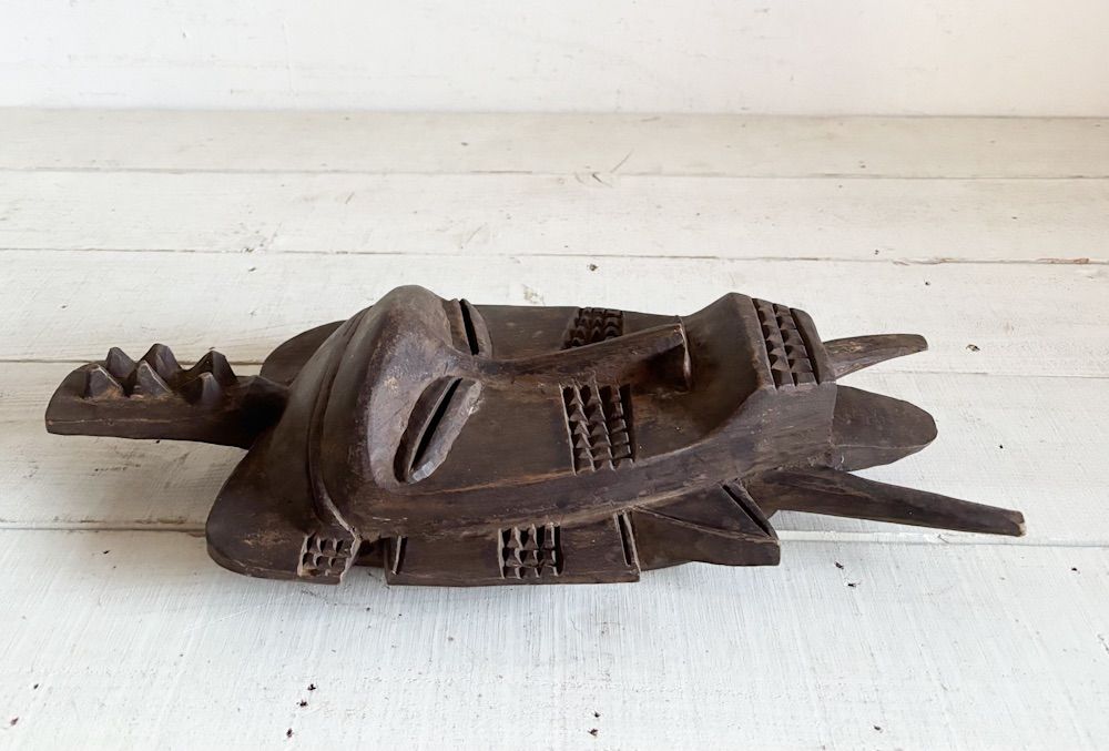 アフリカンマスク木製面