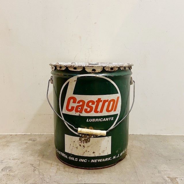 ヴィンテージ アメリカ CASTROL 60's オイル缶 ガス缶 インテリア ガレージ 店舗什器 店舗備品 アメリカン雑貨 インダストリアル【B3158】  - メルカリ