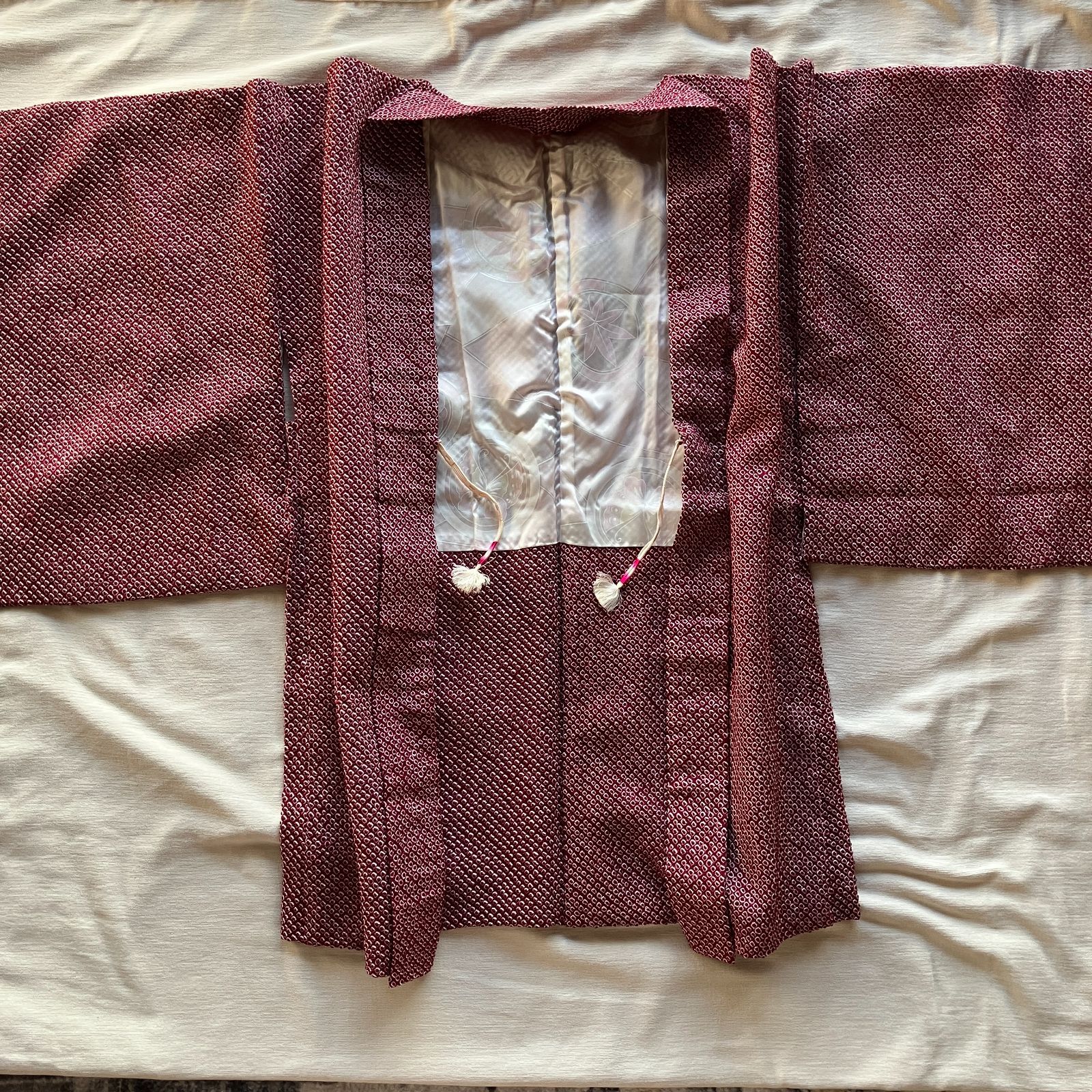 kimono jacket 絞り羽織3点おまとめ 着用可 古布 リメイク