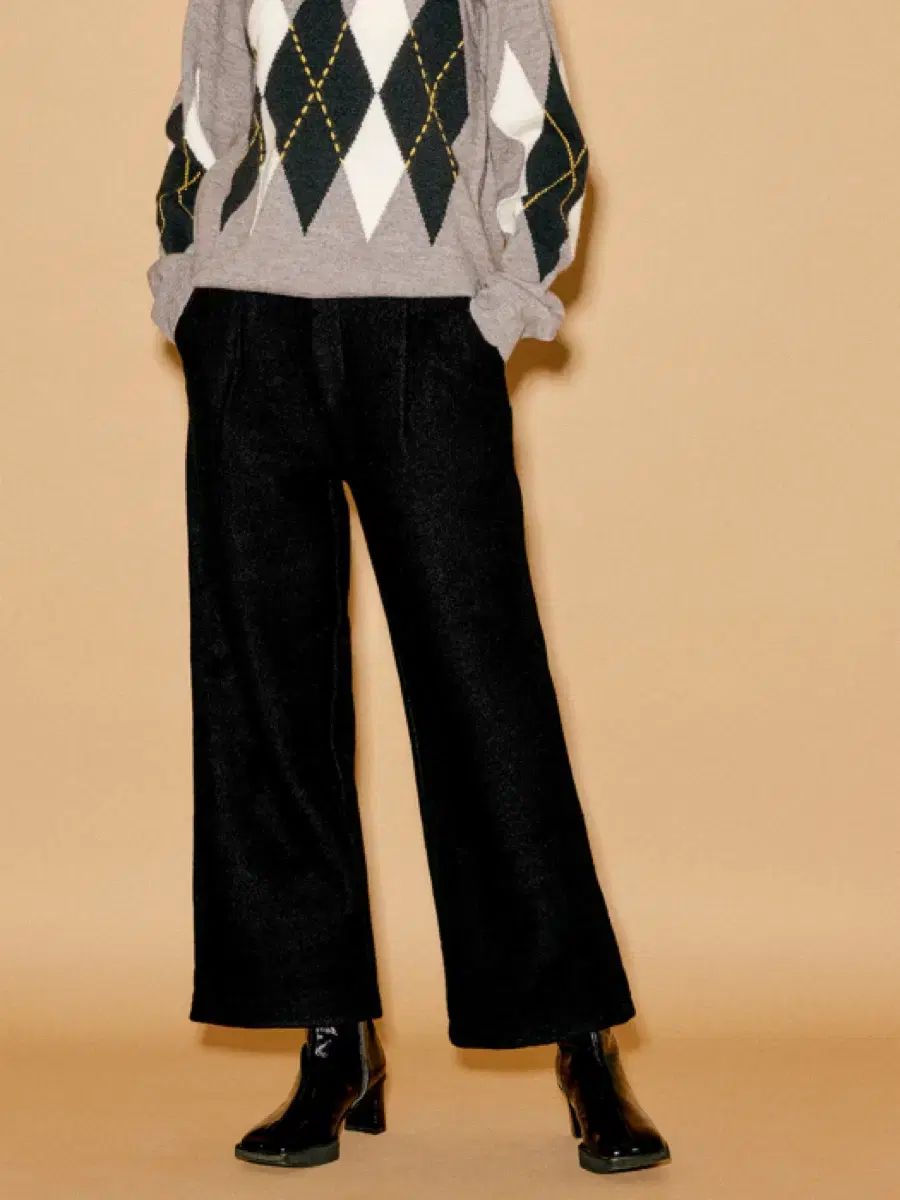 M ジェネラルアイディア ウール 100 ONE タック フィリング スラックス