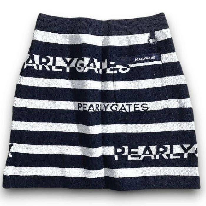 ロゴボーダー柄 ストレッチ