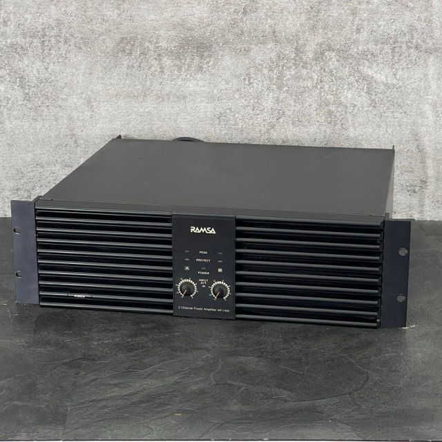 RAMSA 2 channel power アンプ WP-1400A RAMSA パナソニック 2個セット