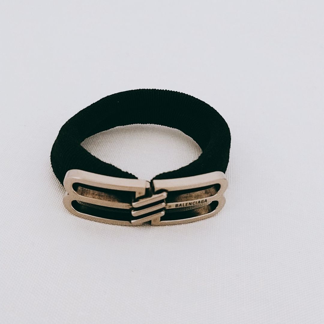 BALENCIAGA BBアイコンバレンシアガヘアゴム 国内即発】BALENCIAGA/BB ICON HAIR TIE/ヘアゴム (BALENCIAGA
