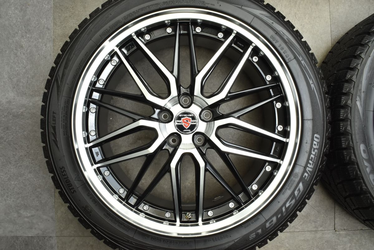 バリ溝】シュタイナー 20in 8.5J +35 PCD114.3 トーヨー オブザーブ