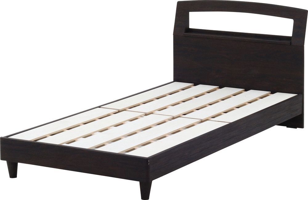 送料無料・新品未使用】木製ベッドフレーム ヘーゼル S シングル