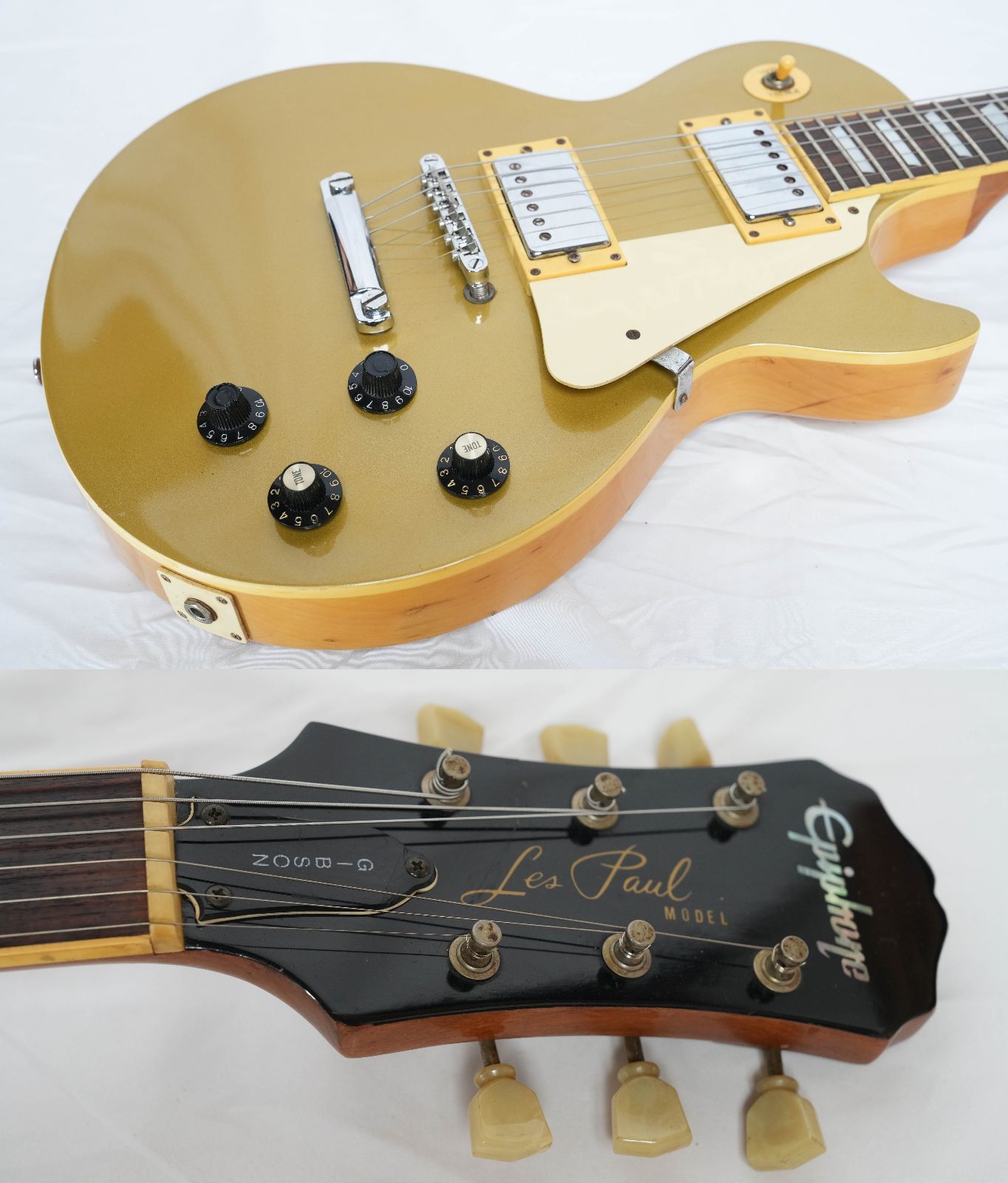☆Epiphone by Gibson Les Paul Standard Gold Top 難あり メイプル 