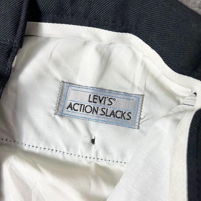 80s Levis アクション スラックス パンツ 32 30 / 80年代