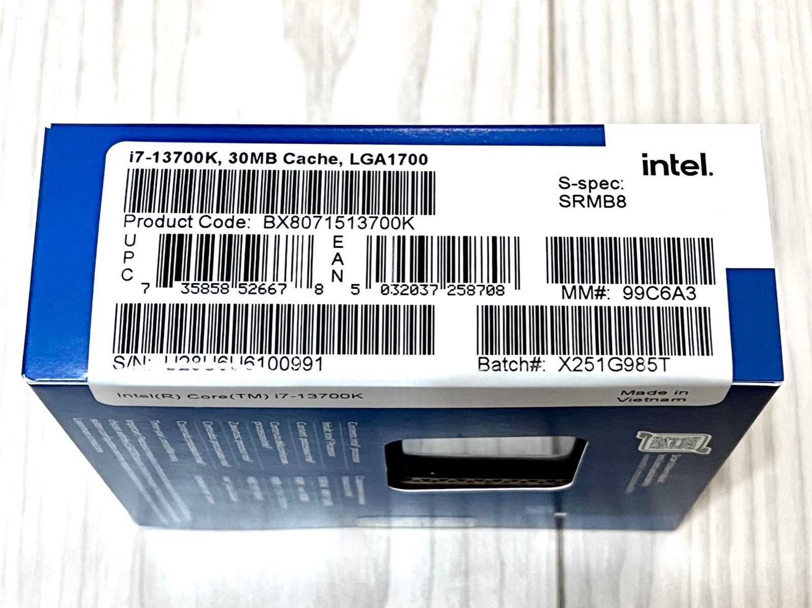 新品未開封 保証書付 Intel Core i7 13700K BOX - メルカリ