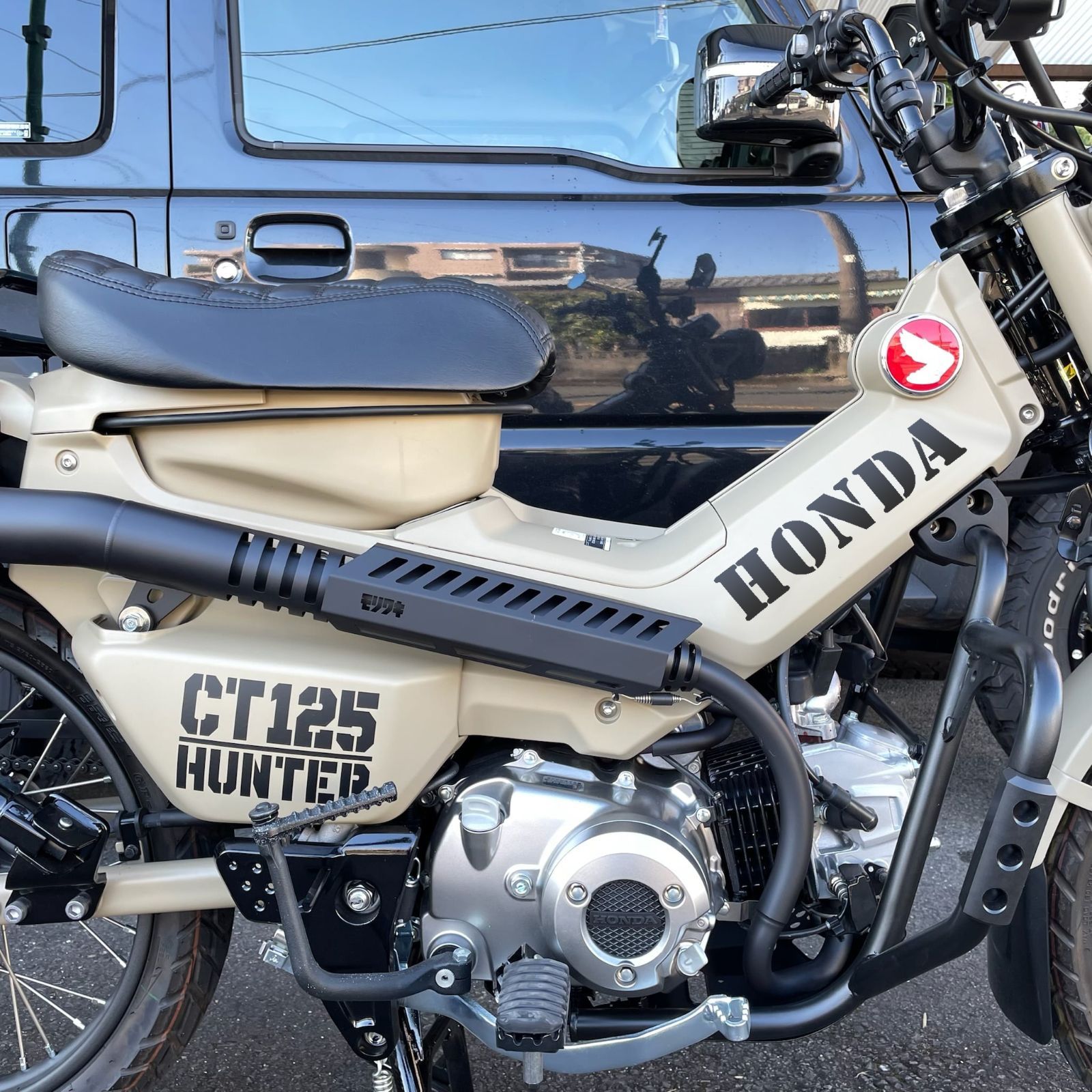 ハンターカブ CT125 ステッカー BタイプHONDA デカール2枚セット - メルカリ