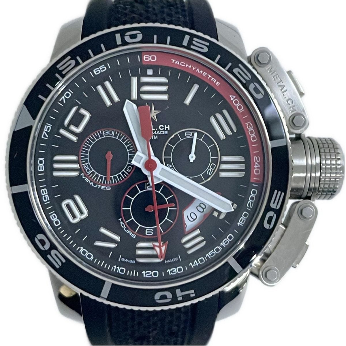 W.C.C.S. フロッグマン専用 クリアベルト、ベゼルセット青文字 Amazon