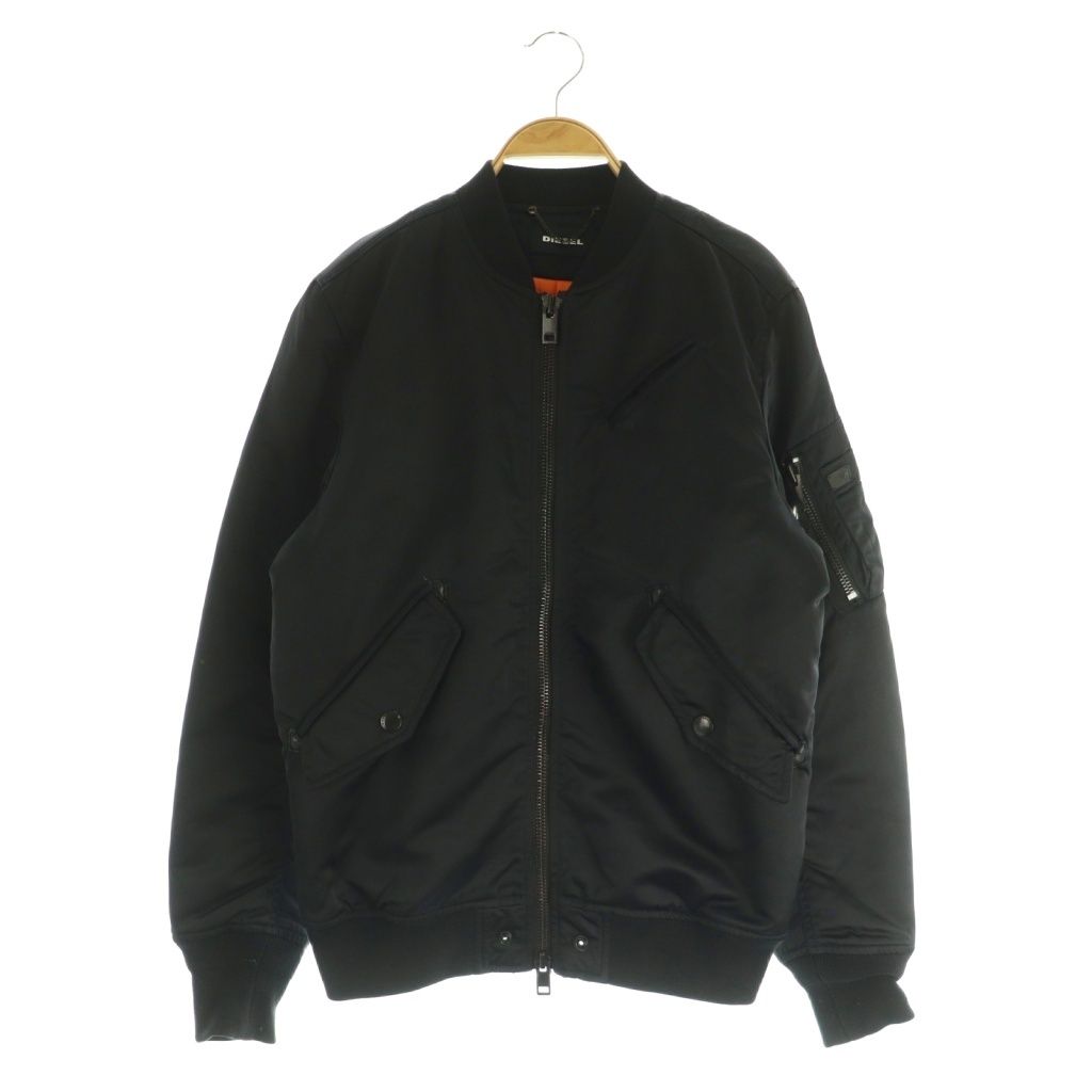 ディーゼル MA-1 フライトジャケット ジップアップ ダークグリーン S