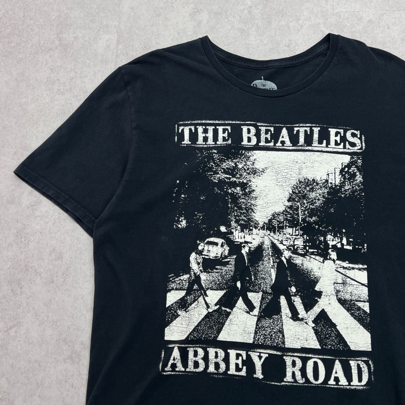 THEBEATLES ビートルズ ABBEY ROAD アビーロード モノクロカラー トップス 半袖Tシャツ プリントTシャツ 古着 ブラック 黒 L  - メルカリ