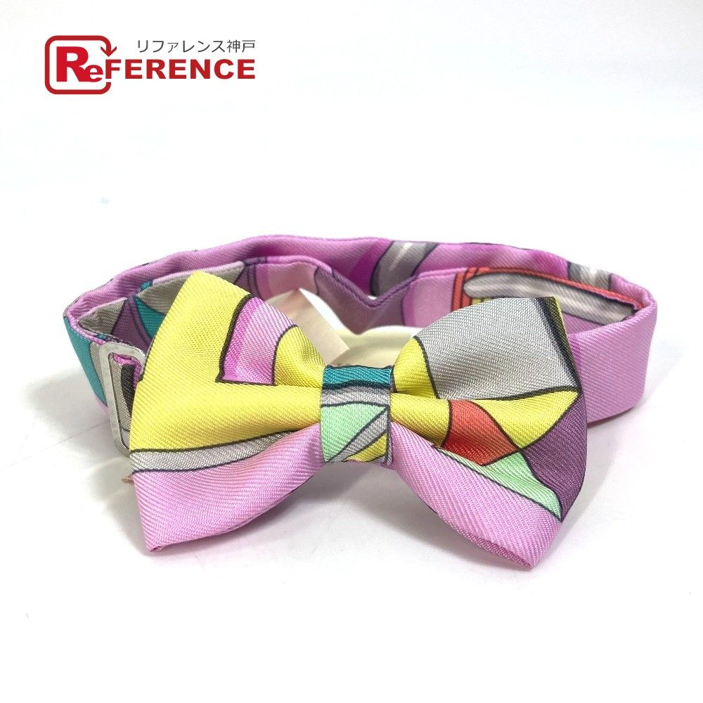 エルメス ヌーパピヨン 蝶ネクタイ リボン マルチカラー シルク エルメス ヌーパピヨン 蝶ネクタイ リボン マルチカラー シルク