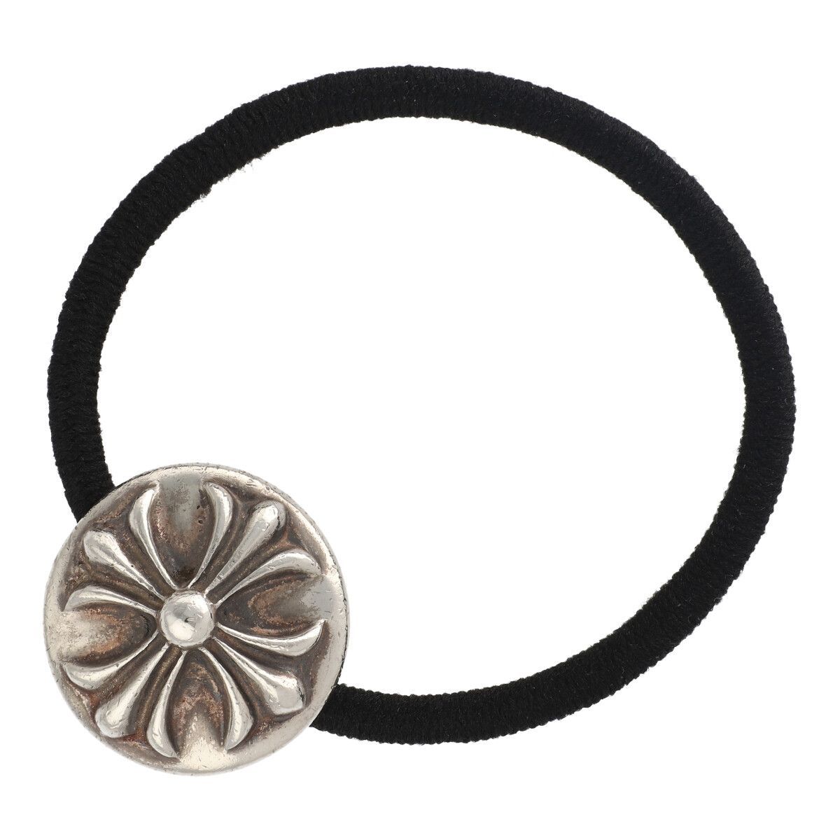 CHROME HEARTS クロムハーツ ヘアバンド 2 クロスボール SV925 ヘアゴム ブレスレット バングル シルバー アクセサリー メンズ レディース 25006602 AO
