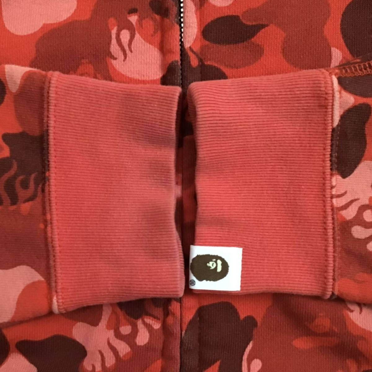 ☆激レア☆ Fire camo パーカー Sサイズ a bathing ape FLAME BAPE