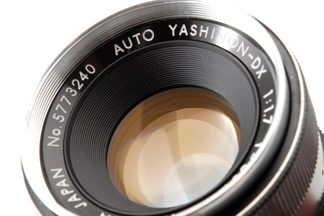 ◎フレア◎ YASHICA YASHINON-DX 50mm F1.7 - メルカリ 
