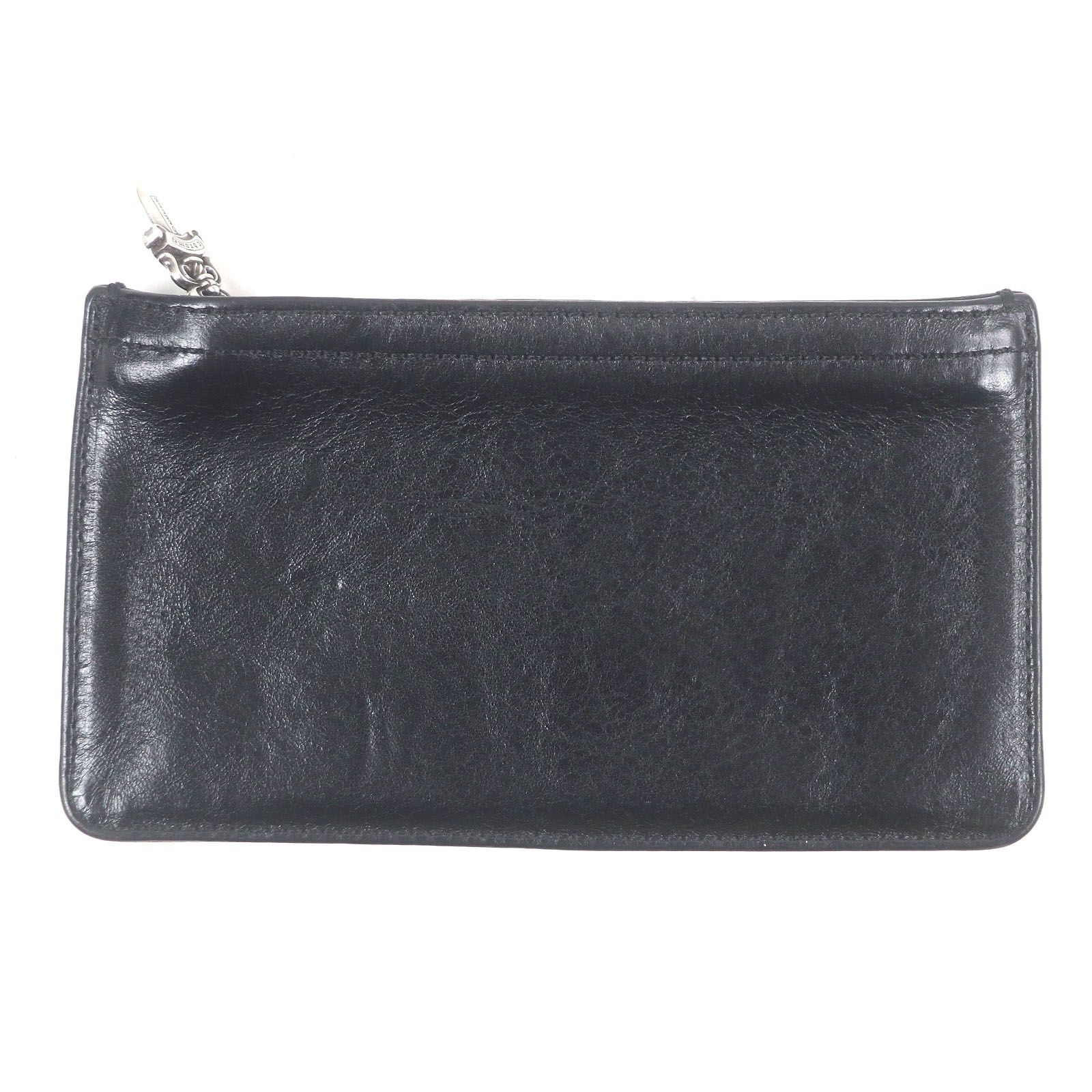 Chrom Hearts　ダガー　ジップ　チェンジパース　2 美品□CHROME HEARTS クロムハーツ #2 ZPR CHNG PURSE レザー
