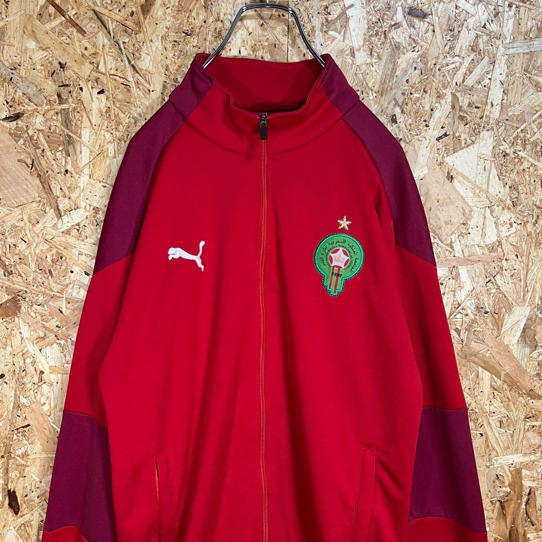 プーマ サッカーモロッコ代表モデル フルジップジャージ アトラスの