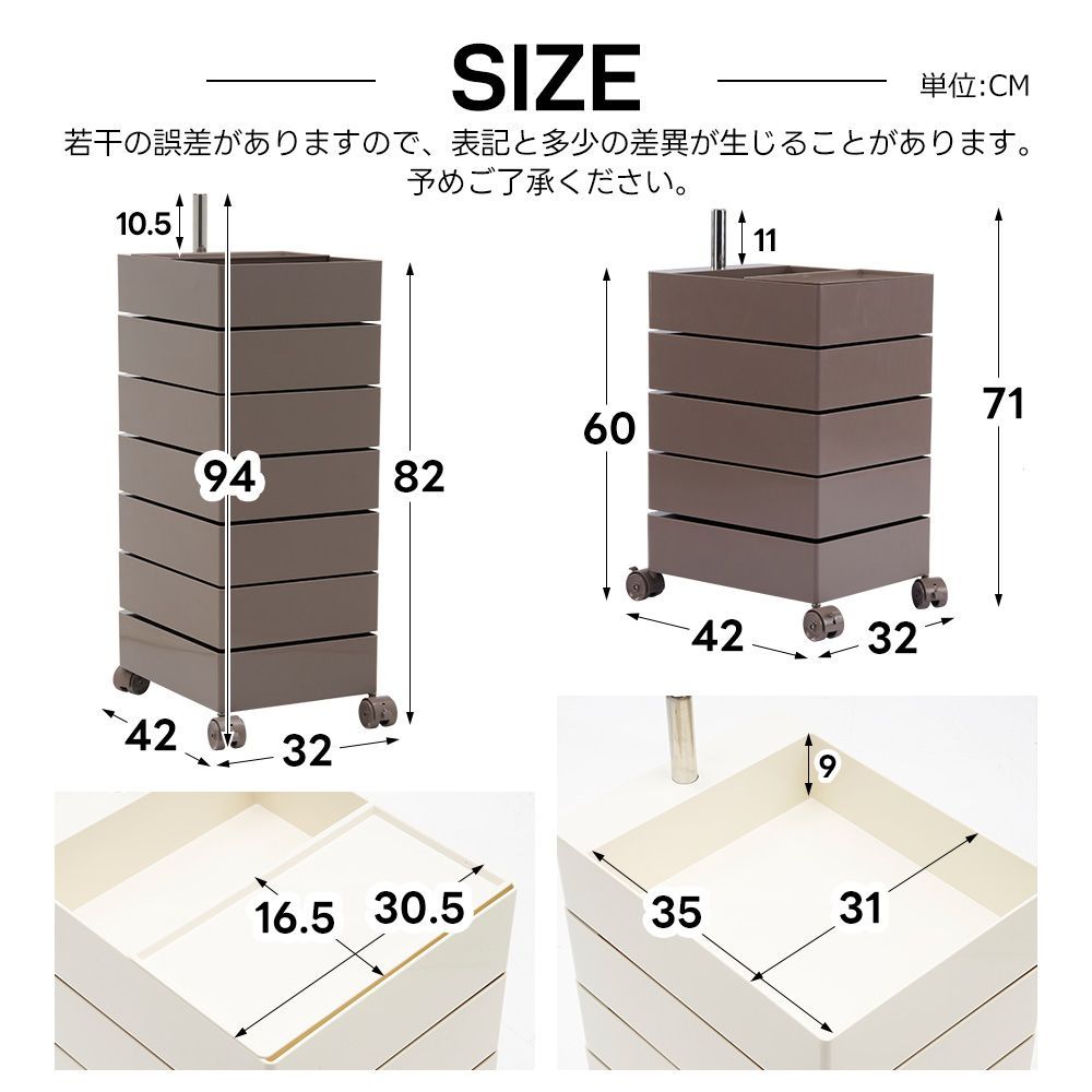 キッチン対応｜移動式ラック｜N509P291424D