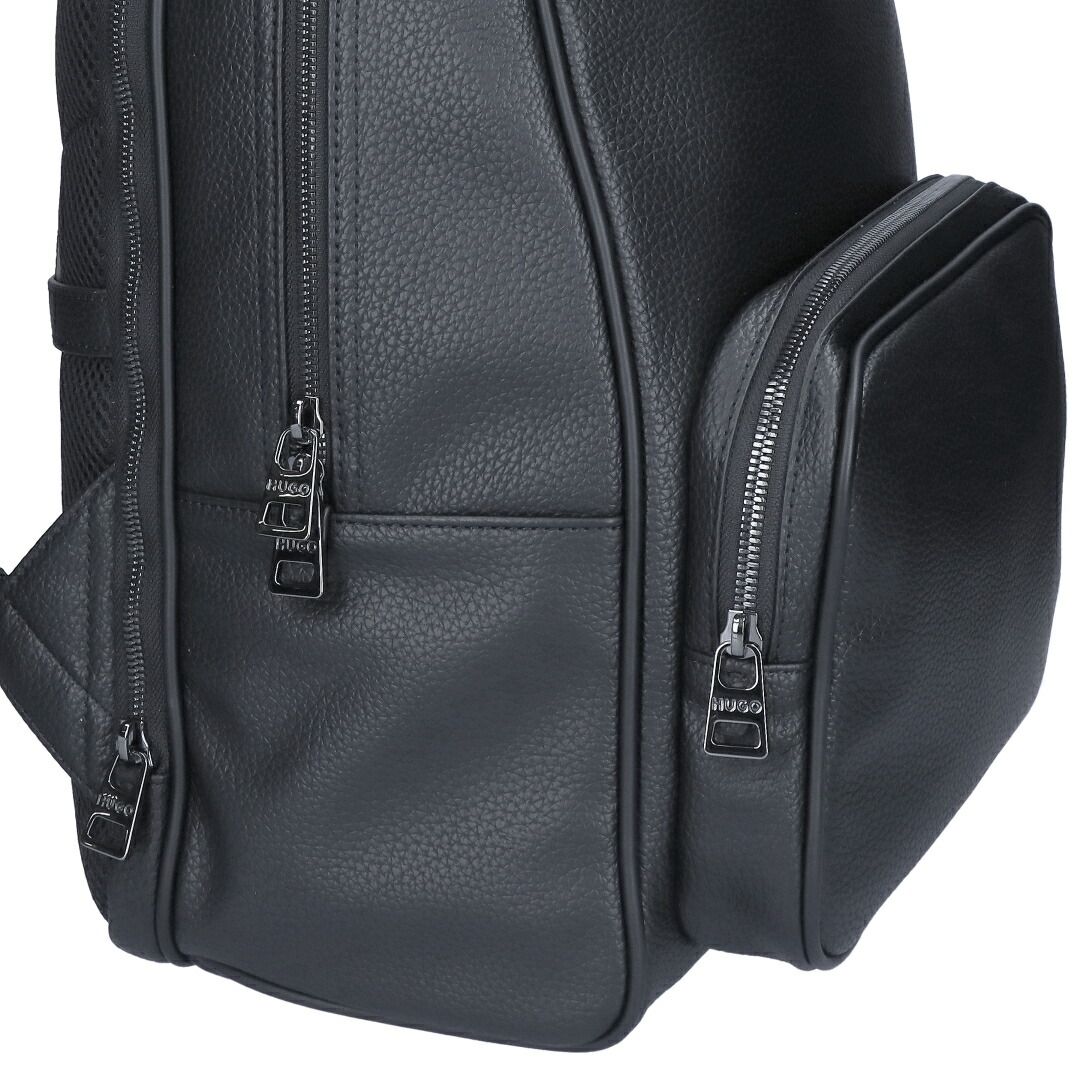 【美品】BOSS 黒 ナイロン バックパック　リュック　ボス　ヒューゴボス Hugo Boss(ヒューゴボス) バックパック・リュック(メンズ