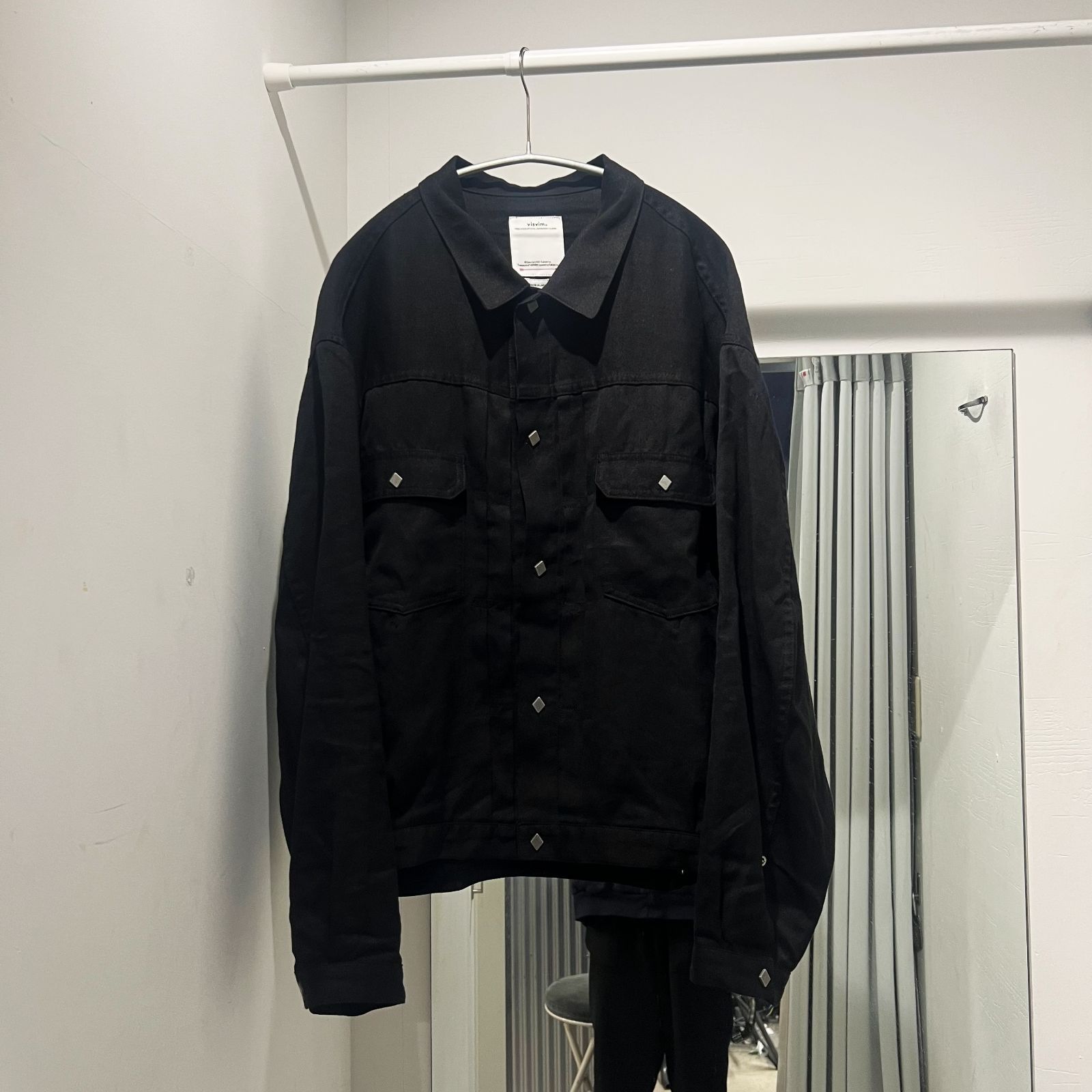 visvim ビズビム 24SS 101XX JKT リネンジャケット ブラック size3 0124105013028【中目黒R11】 - メルカリ