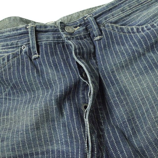 double rl RRL ダブルアールエル　ストライプパンツ　USA製 W32 Straight Leg-L32(36 Blue/ブルー): RRL