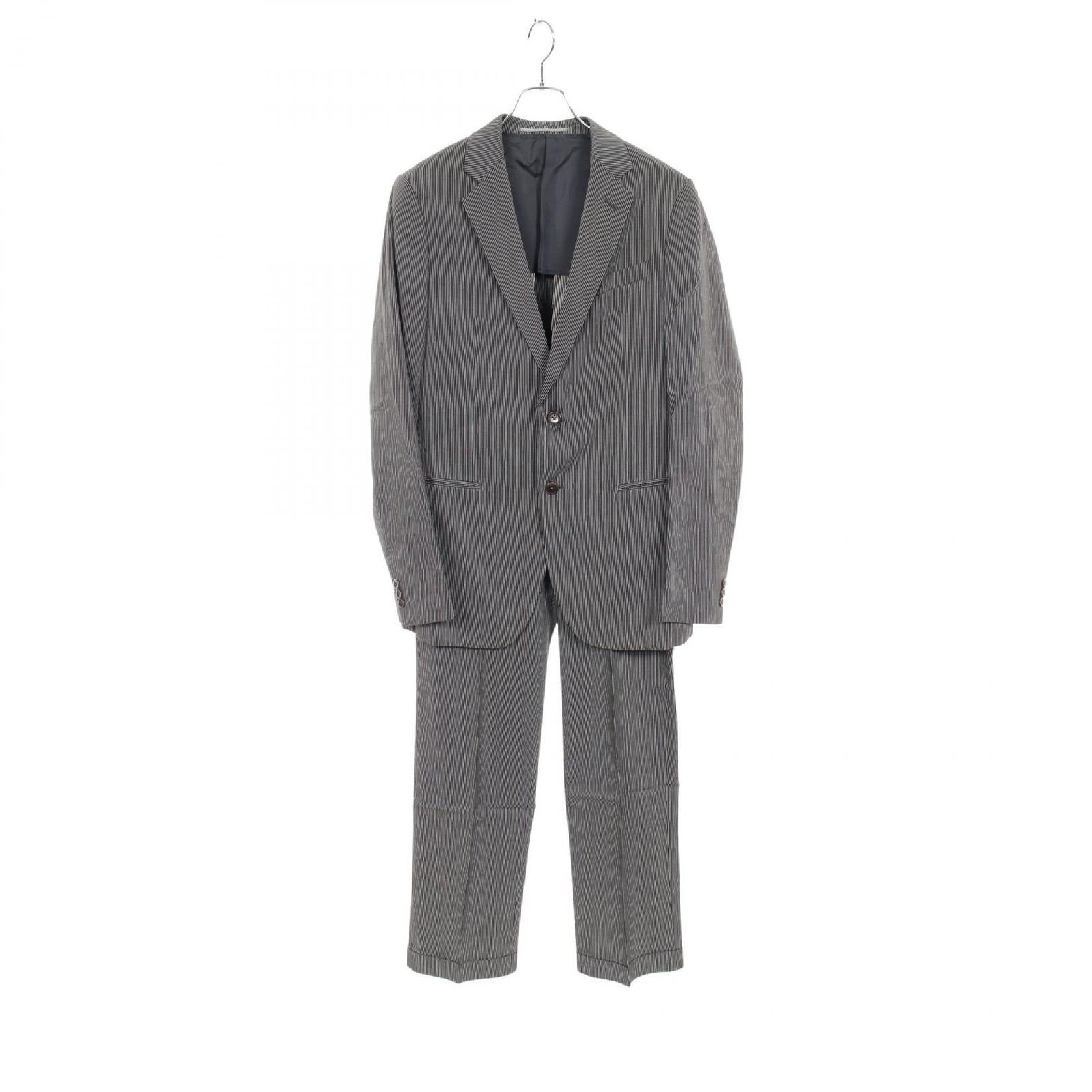アルマーニコレッツォーニ ARMANI COLLEZIONI スーツ グレー コットン スーツ メンズ Used B