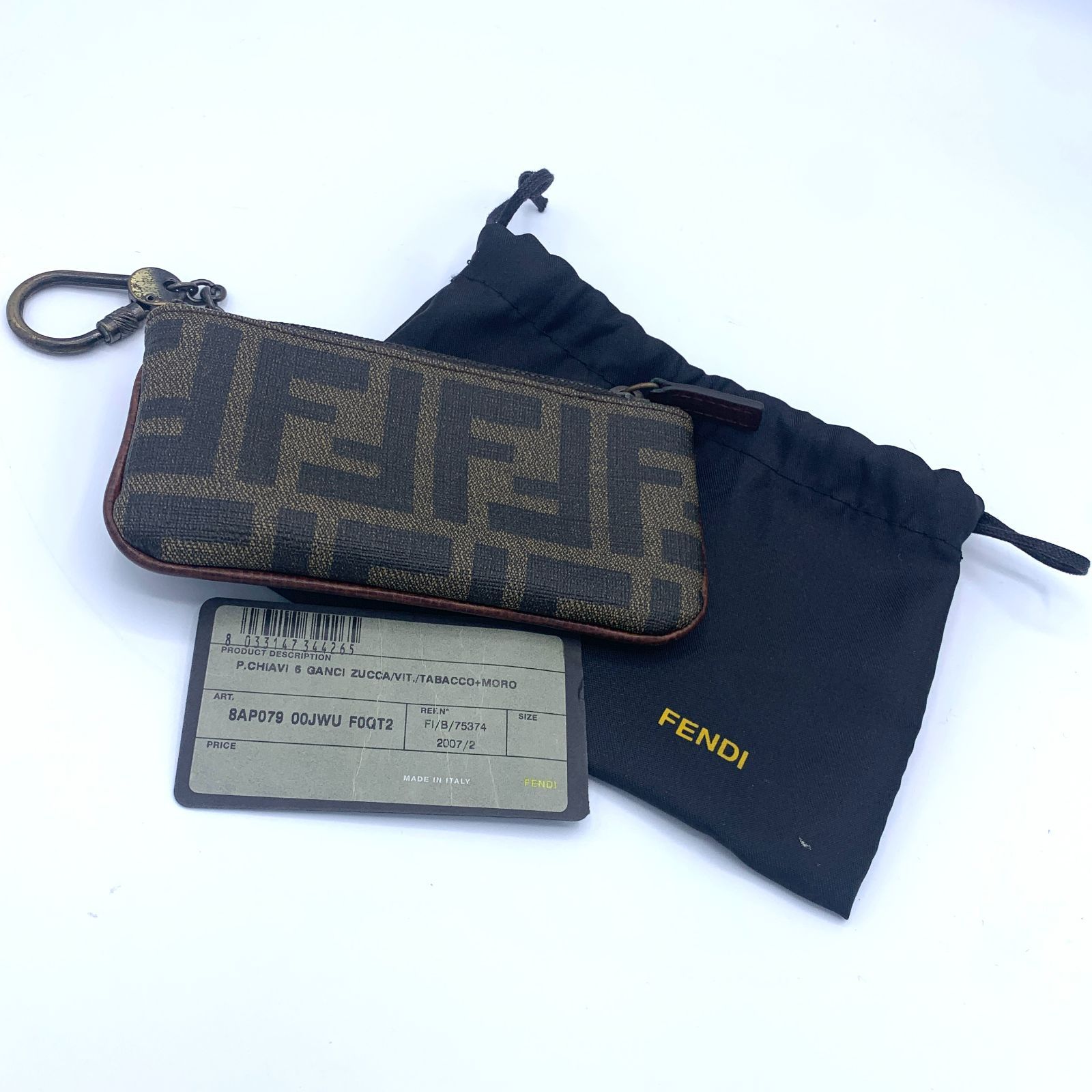 FENDI ズッカ柄 コインケース 楽天市場】FENDI フェンディ ズッカ柄 チェーン付 コインケース