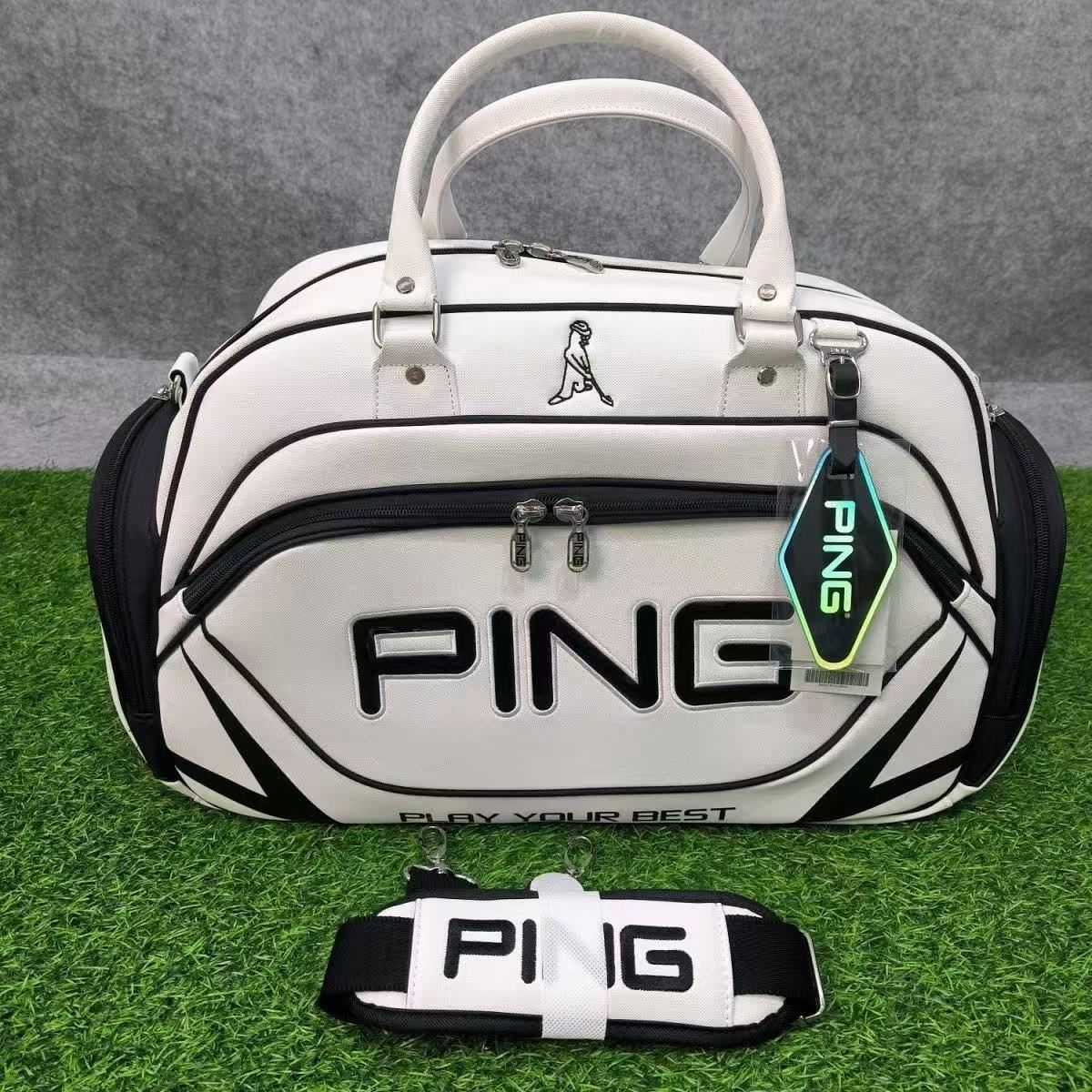 最も 割引 PING Golf ゴルフバッグ ボストンバッグ 衣類バッグ 防水 ゴルフバッグ・キャディバッグ