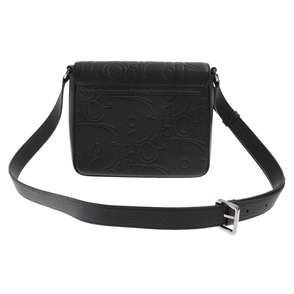 DIOR (ディオール) 24AW フラップ付きカーフスキンメッセンジャー