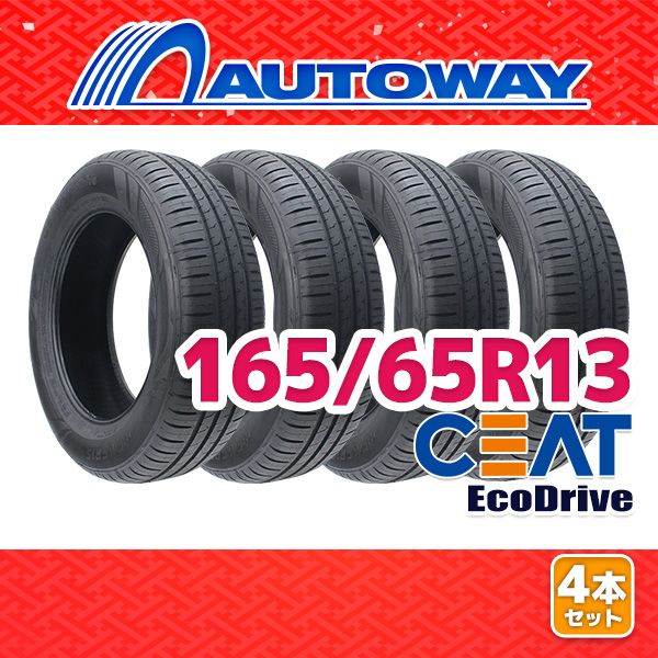 AUTOWAY 165|65R13 サマータイヤ CEAT EcoDrive 13インチ 4本セット 夏タイヤ オートウェイ