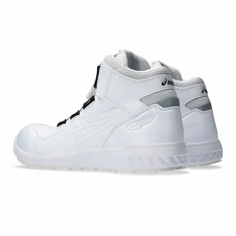 【限定色】ASICS JSAA A種 ホワイト安全靴 BOAシステム　ハイカット アシックス 【限定カラー】ウィンジョブ CP304 BOA ホワイトx