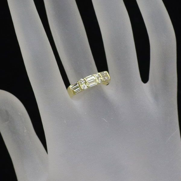 16号❣️計1.44CT✨k18YGダイヤモンドリング　k18ダイヤリング 三越 K18YG ダイヤモンド リング 1.16ct - メルカリ