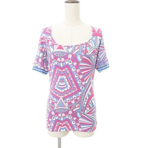 エミリオプッチ EMILIO PUCCI 美品 プッチ柄 カットソー 半袖