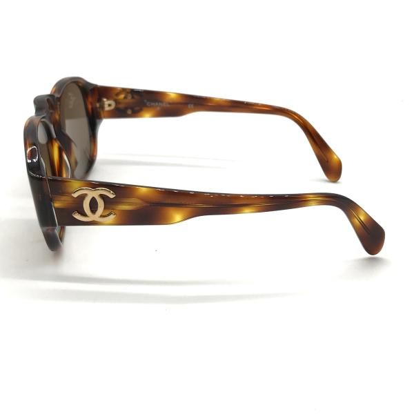 CHANEL シャネル サイド ココマーク べっ甲調 サングラス アイウェア