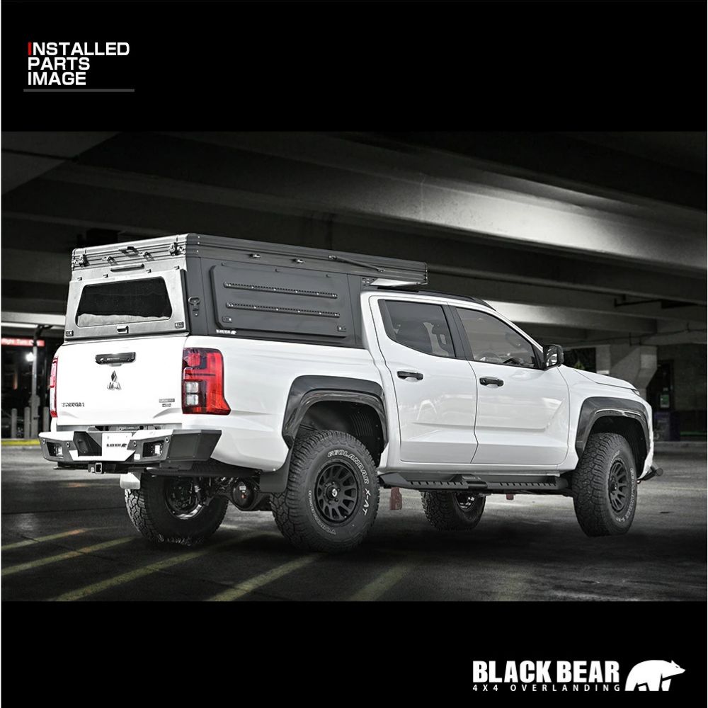 足元のドレスアップ ブラック サイドステップ トライトン LC2T R6 2- STP001 高強度スチール 車種 設計 BRIGHTFACE_UK