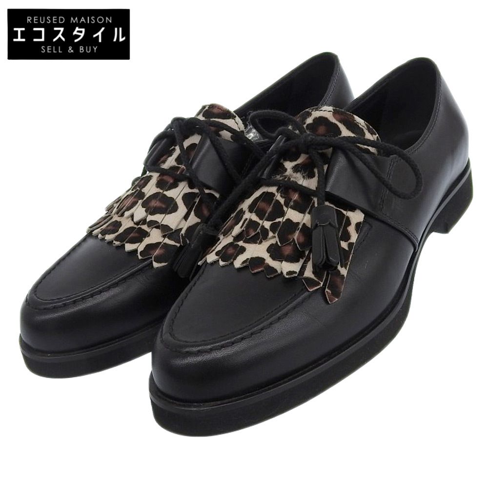 TOD'S トッズ 新品同様 レオパード ローファー シューズ