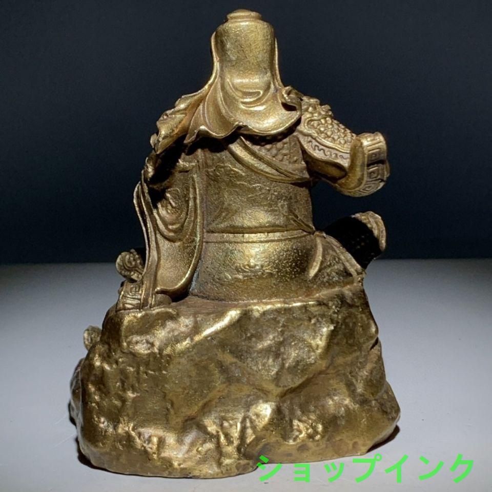 銅器 銅像 武財神 関羽 関二爺仏像 置物 開運 風水 招財 工芸品 銅器 銅像 武財神 関羽 関二爺仏像 置物 開運 風水 招財 工芸品