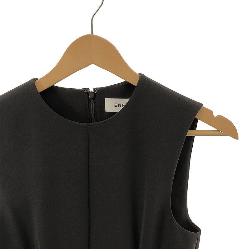 ENFOLD / エンフォルド | MINIMAL SLEEVELESS DRESS / ミニマル  