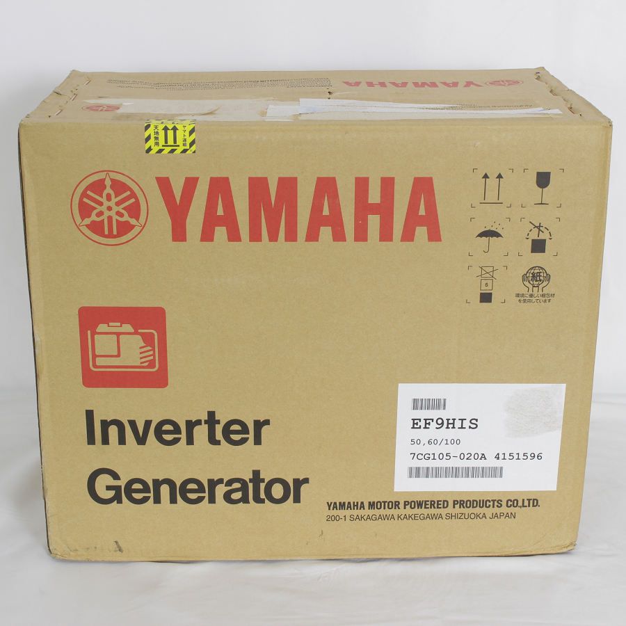 新品/未開封】ヤマハ 防音型 インバータ発電機 EF9HiS 0.9kVA 50Hz