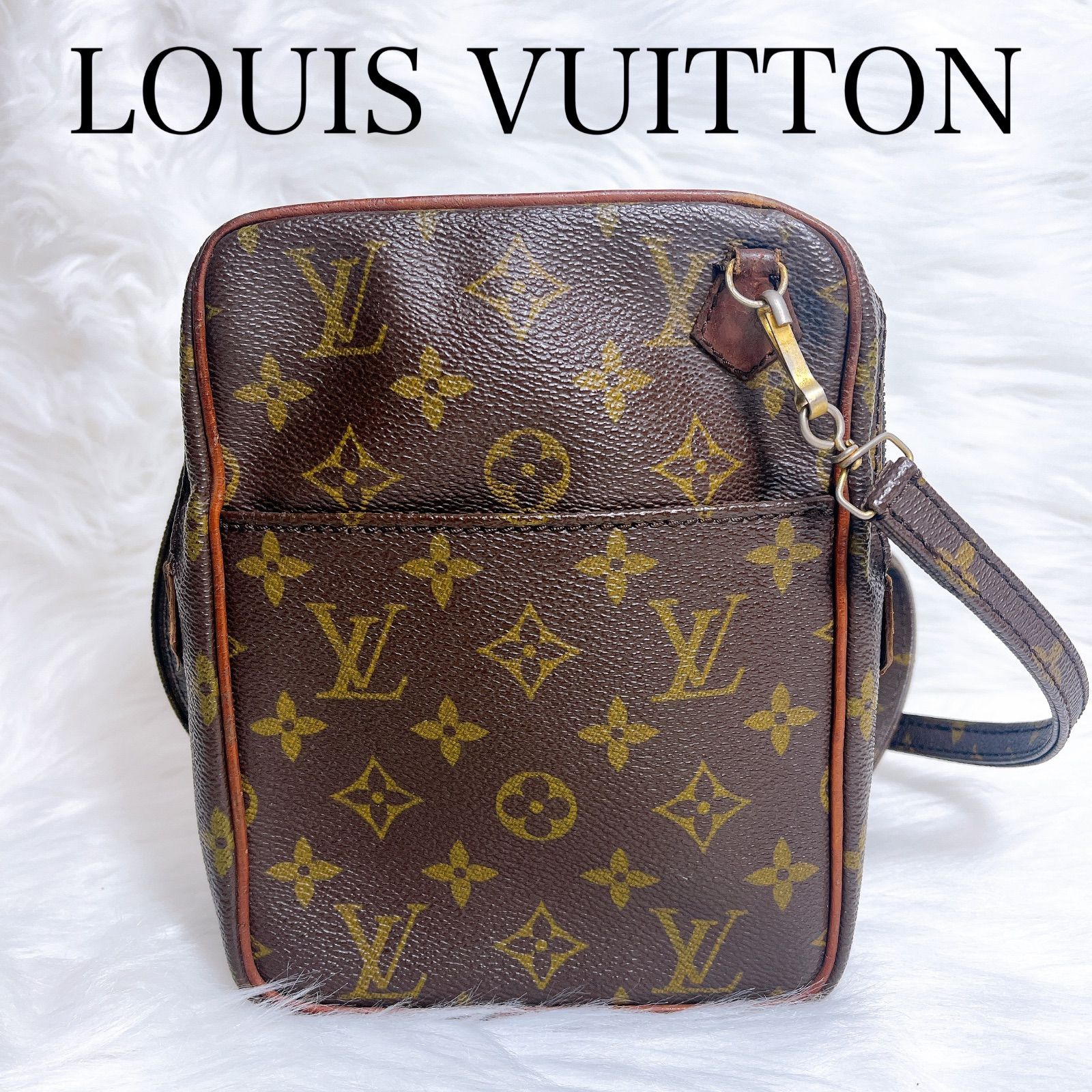 ルイヴィトン ショルダーバッグ 旧ダヌーブ モノグラム ロゴ ヴィンテージ