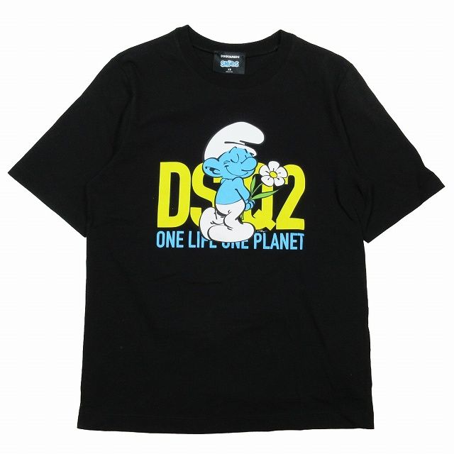 美品 23SS ディースクエアード DSQUARED2 SMURFS ONE LIFE ONE PLANET ...