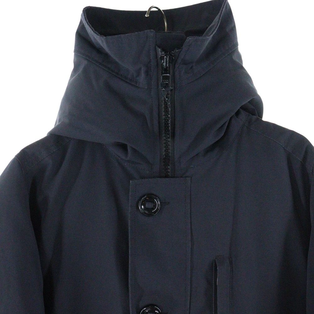 CANADA GOOSE カナダグース JASPER ジャスパー ロゴデザインモチーフ マルチポケット フーデッド ジップアップ ダウンジャケット ブラック 68F8490 KANDAIZUMI_COM