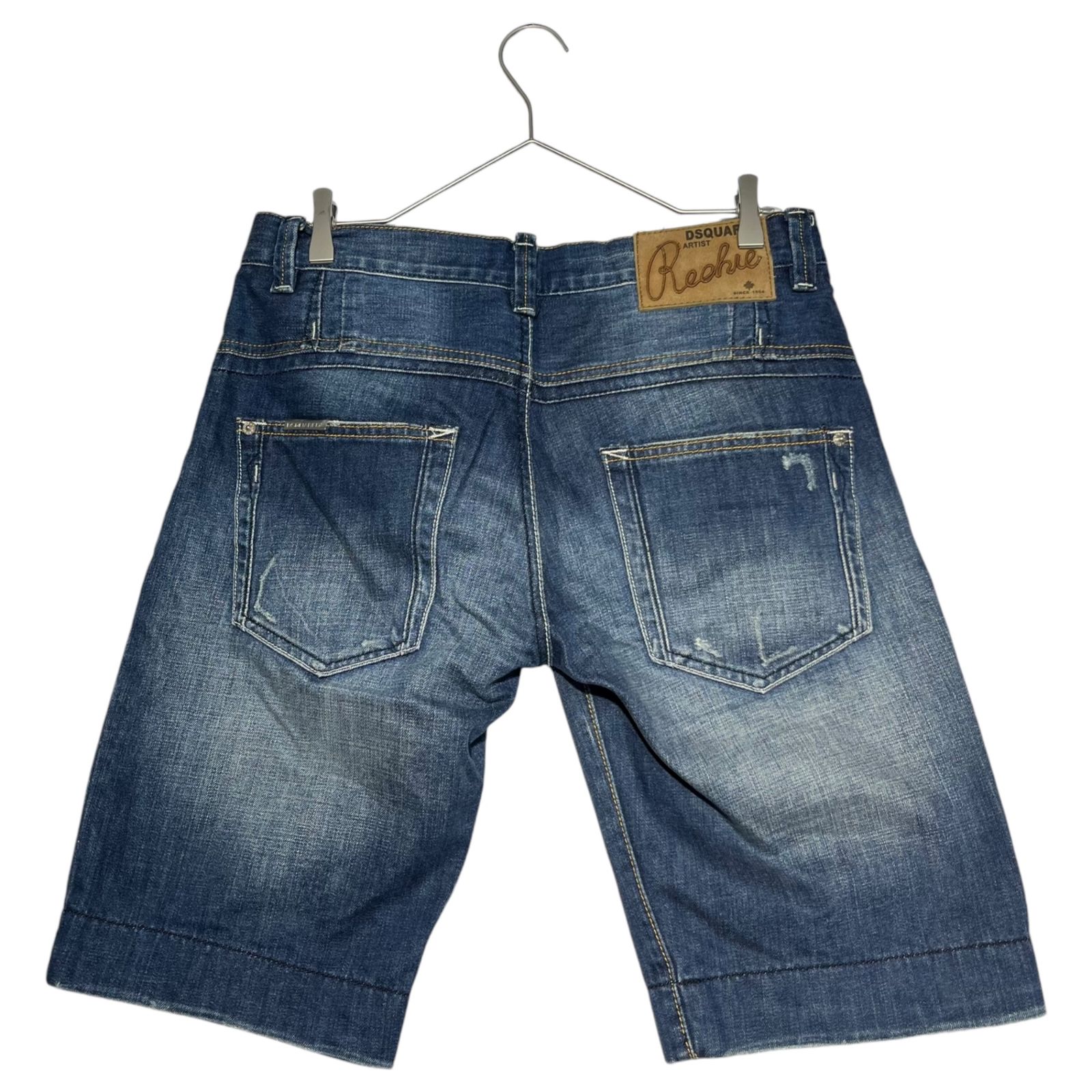DSQUARED2(ディースクエアード) ダメージ加工 デニム ハーフ パンツ 