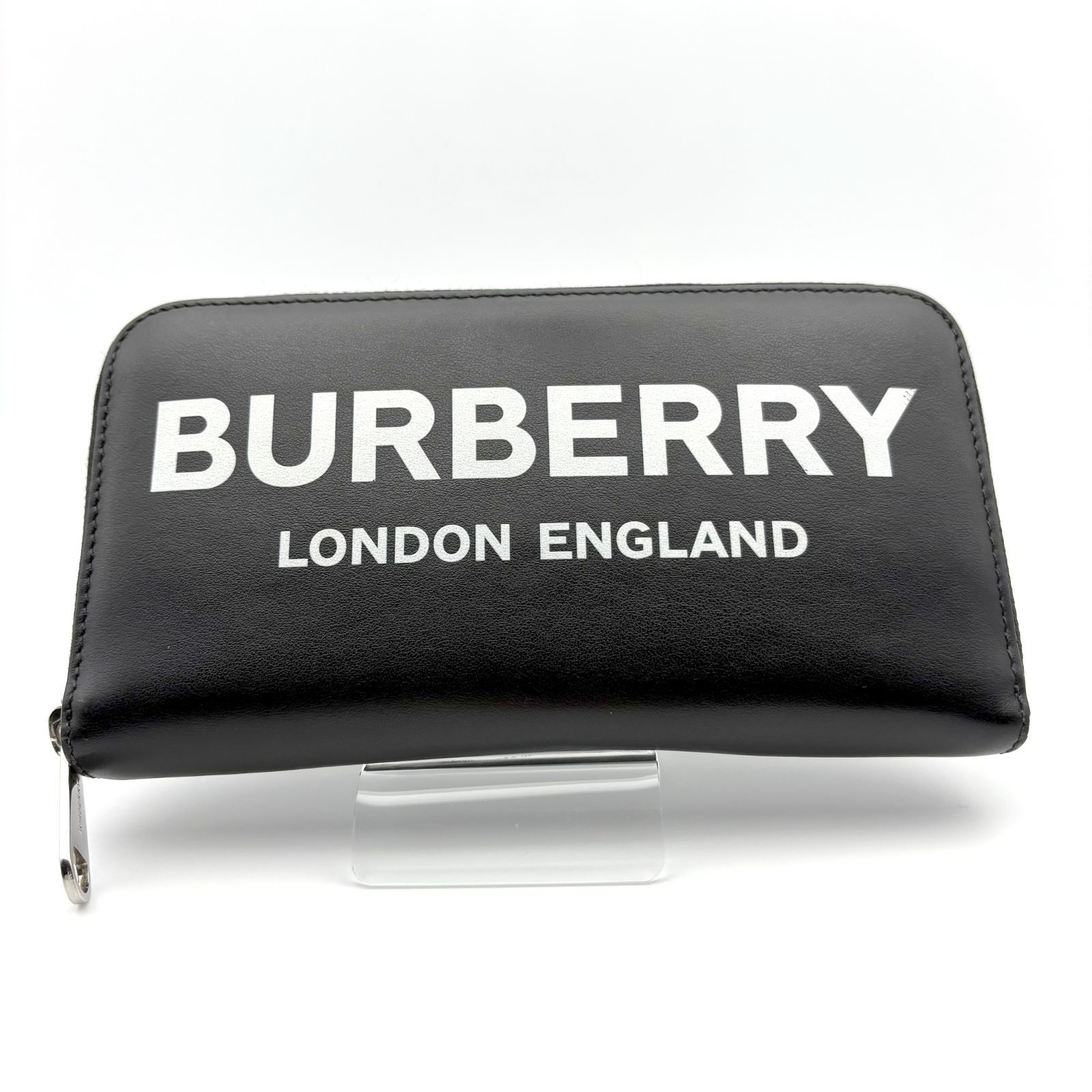 バーバリー　長財布　ラウンドファスナー　ロゴプリント　ノバチェック　レザー　美品 楽天市場】【財布】BURBERRY バーバリー ラウンドファスナー長