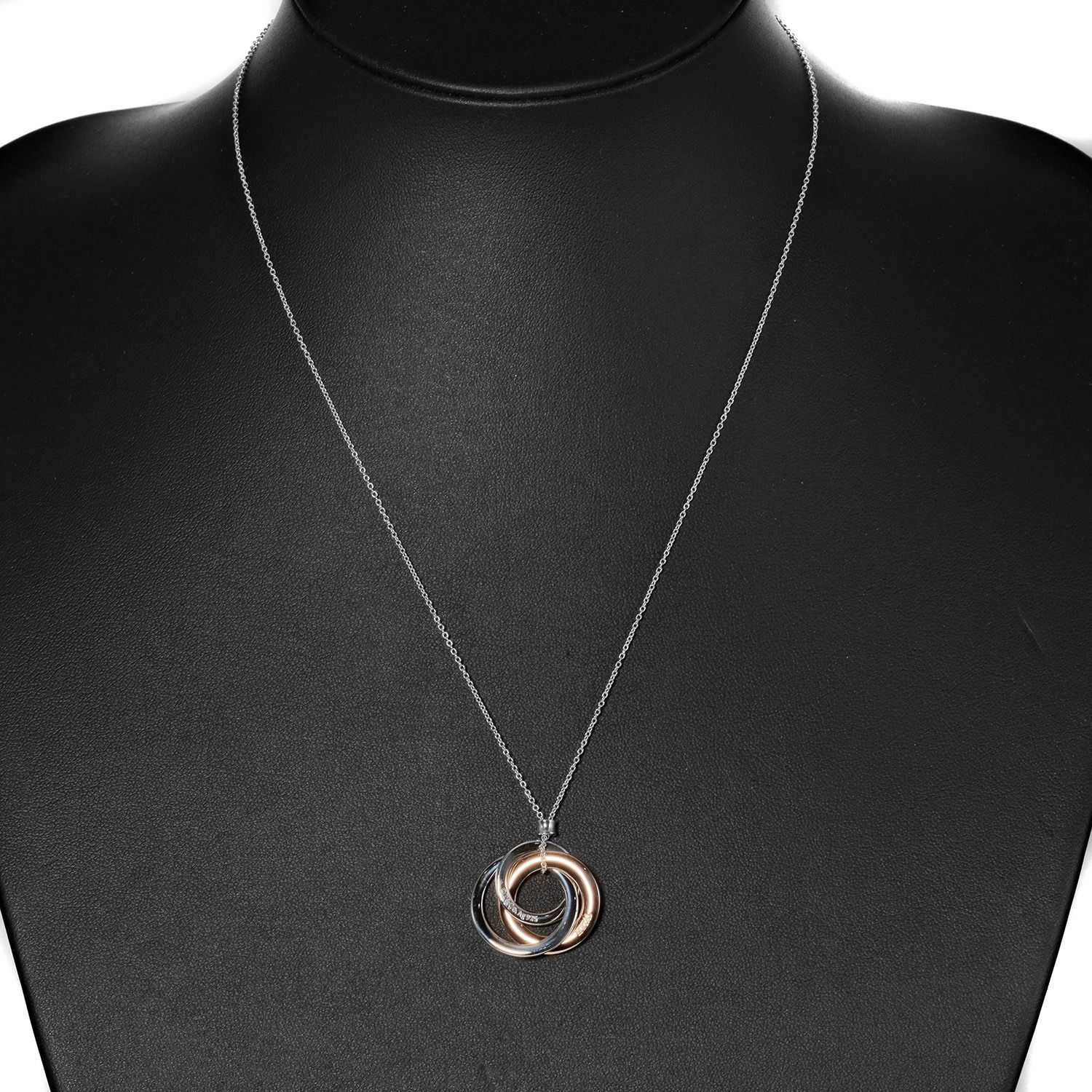 TIFFANY&Co.】ティファニー 1837 インターロッキング サークル 3連 