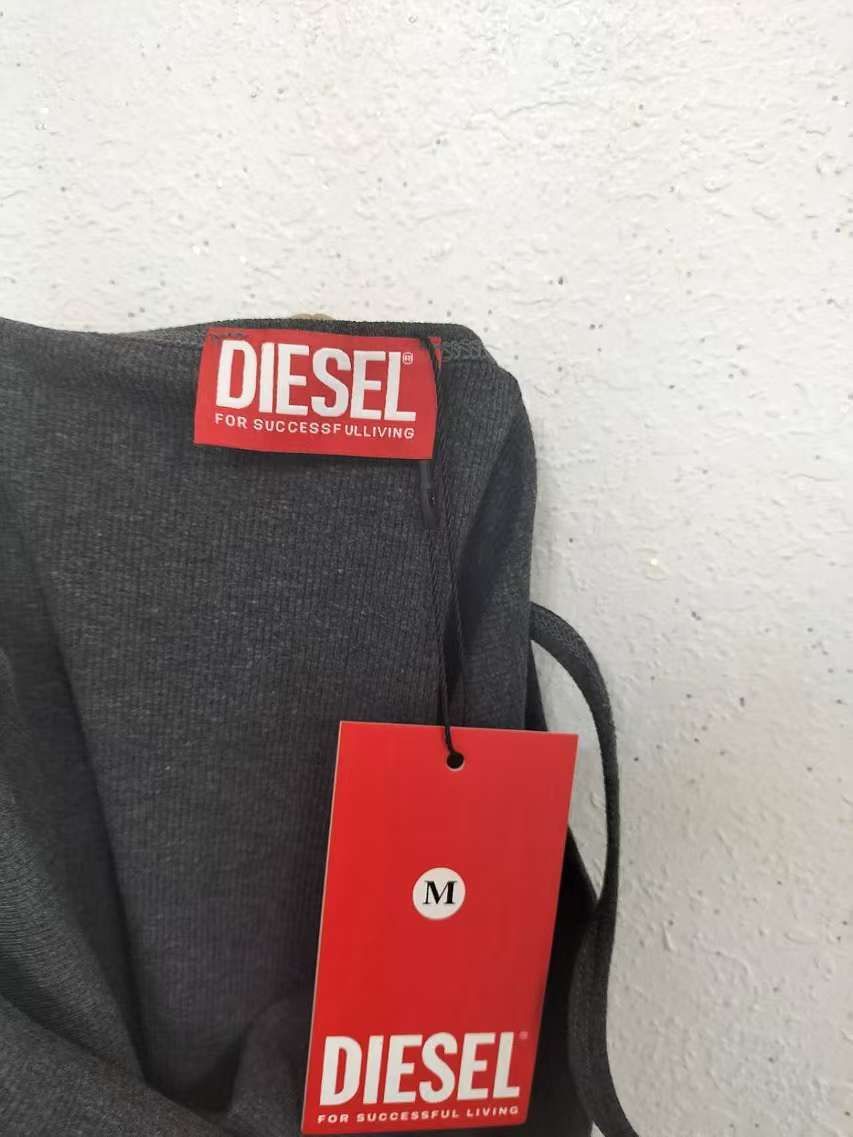 DIESELディーゼル D ホピー N 2 ドレス リブニット ミニドレス