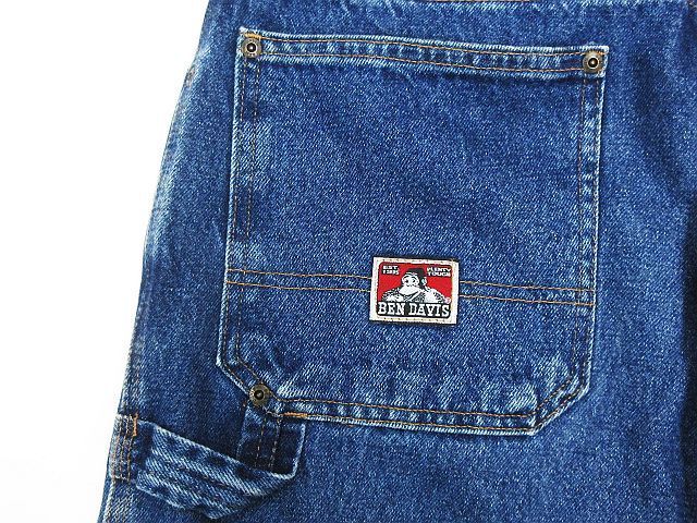 BEN DAVIS ベンディビス ペインターパンツ デニムパンツ ブルー メンズ 